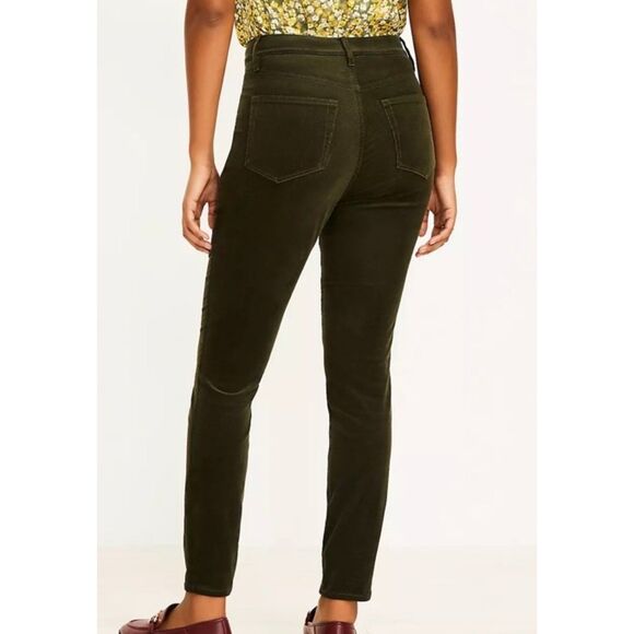 NWT Loft The Skinny high rise corduroy skinny pants - Picture 2 of 14